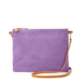 RARE - NWOT - Clare V. Sac Bretelle — Lavender Suede